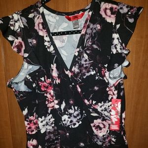 NWT Hot Kiss Wrap Blouse